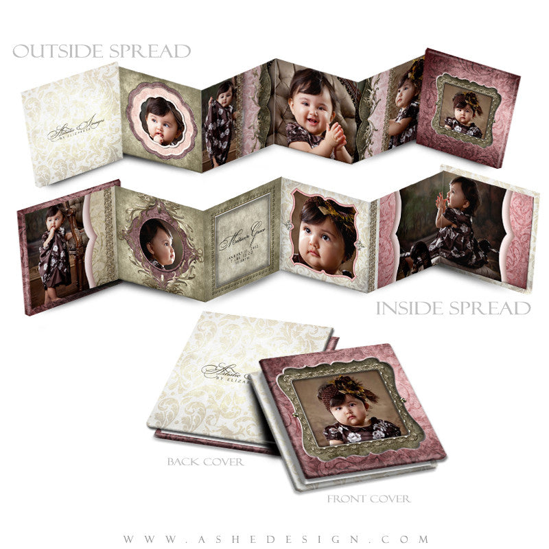 Photo Book Design Template (3x3 Accordion Mini) - Madison Grace