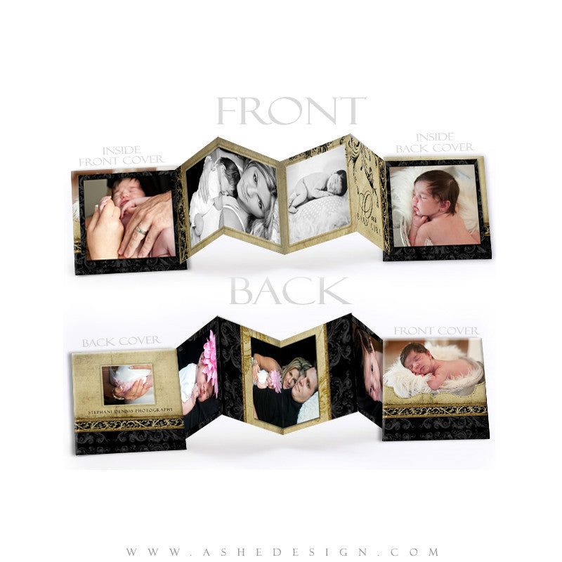 Photo Book Design Template (3x3 Accordion Mini) - Rejoice