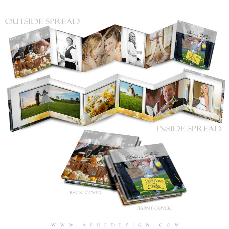 Photo Book Design Template (3x3 Accordion Mini) - Simply Stated