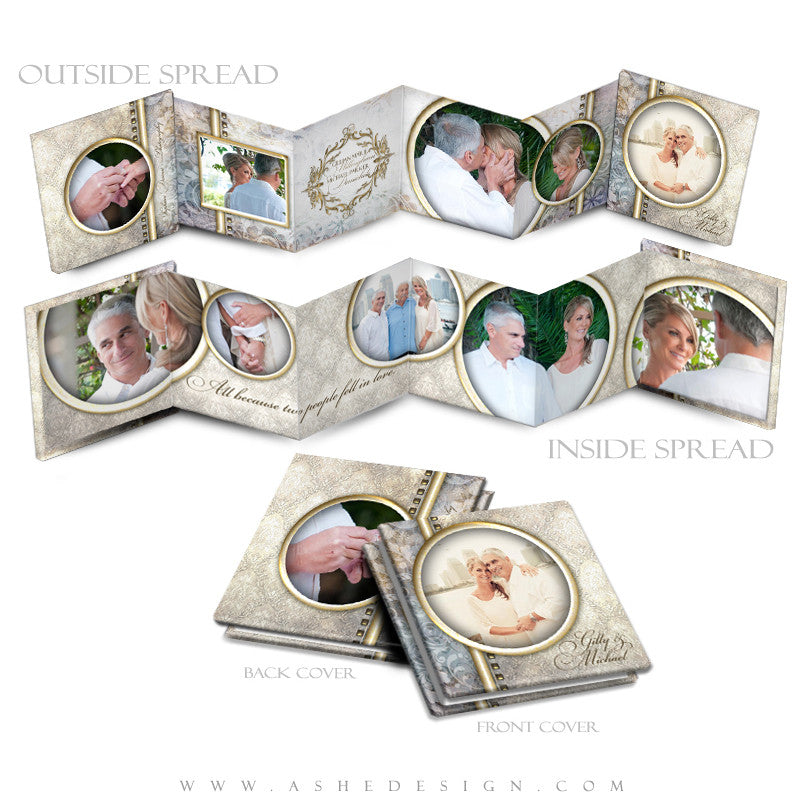 Photo Book Design Template (3x3 Accordion Mini) - Something New