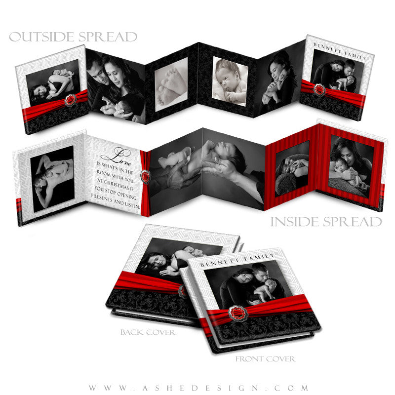 Photo Book Design Template (3x3 Accordion Mini) - Top Shelf
