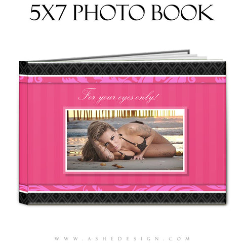 Photo Book Templates 5x7 | Boudoir cover