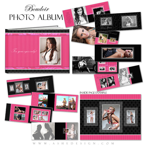 Photo Book Templates 5x7 | Boudoir pages