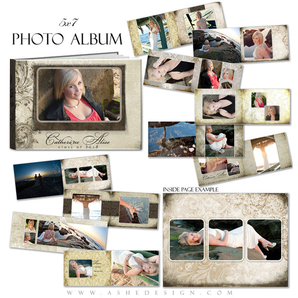 Senior Girl Photo Book (5x7) - Catherine Alise