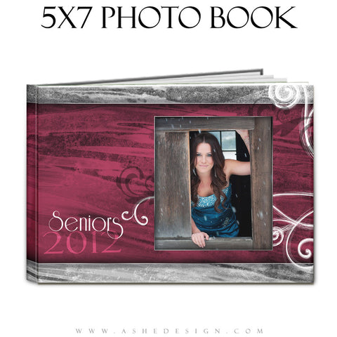 Photo Book Design Template (5x7) - Steel Magnolia