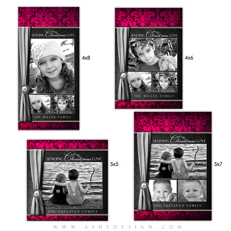 Photo Card Design Set - Cheer