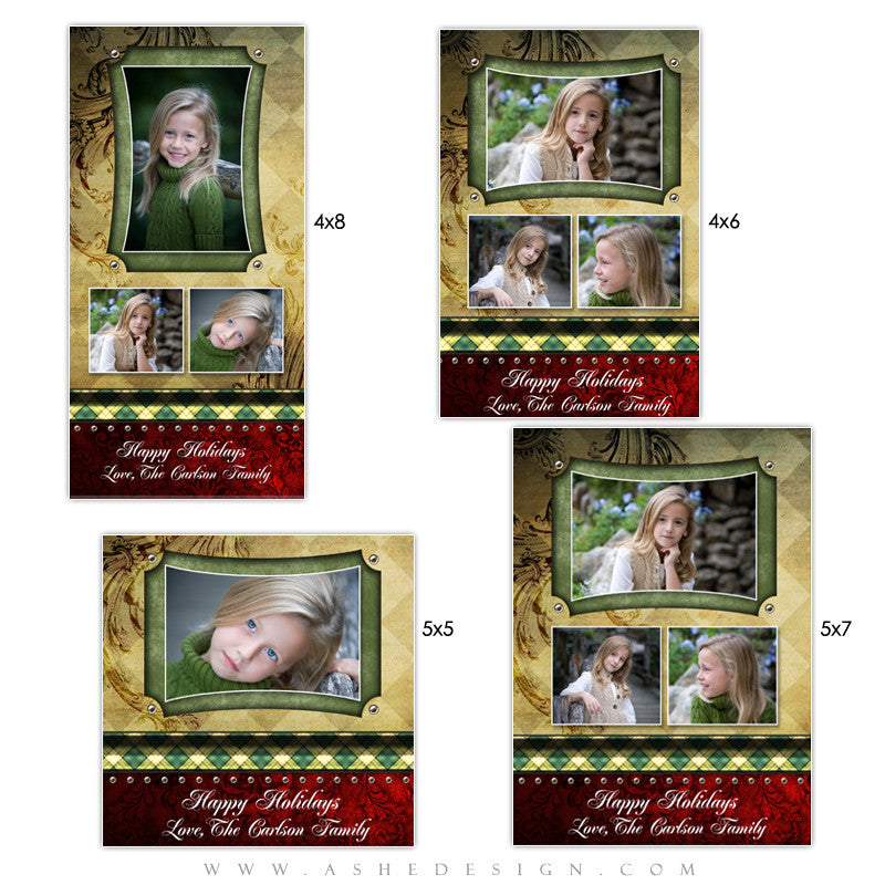 Christmas Photo Card Set - Christmas Couture