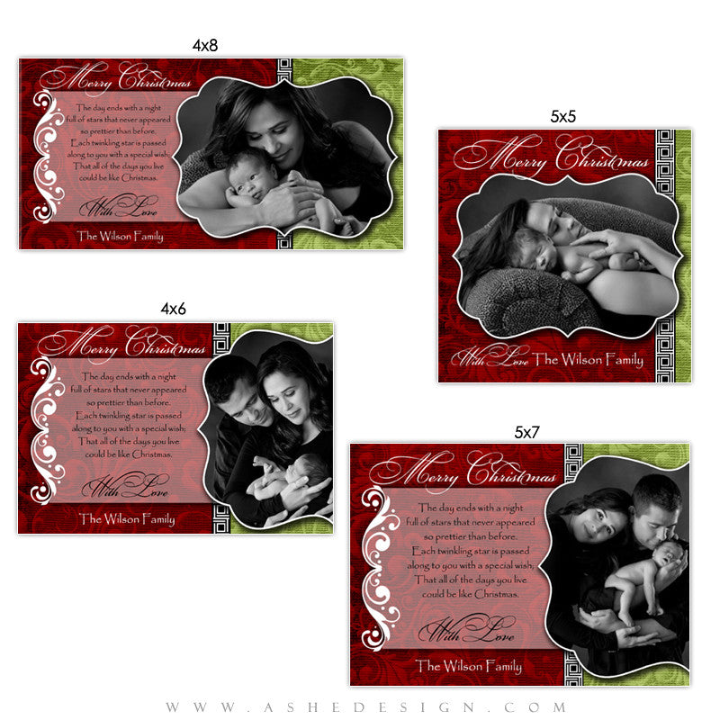 Christmas Photo Card Set - Joy