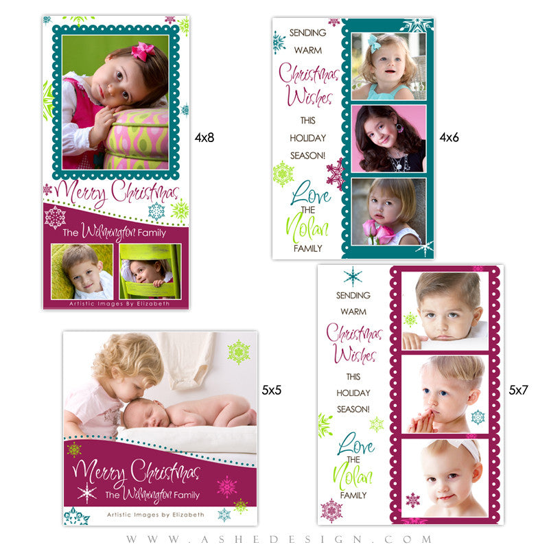 Christmas Photo Card Set - Santa Baby