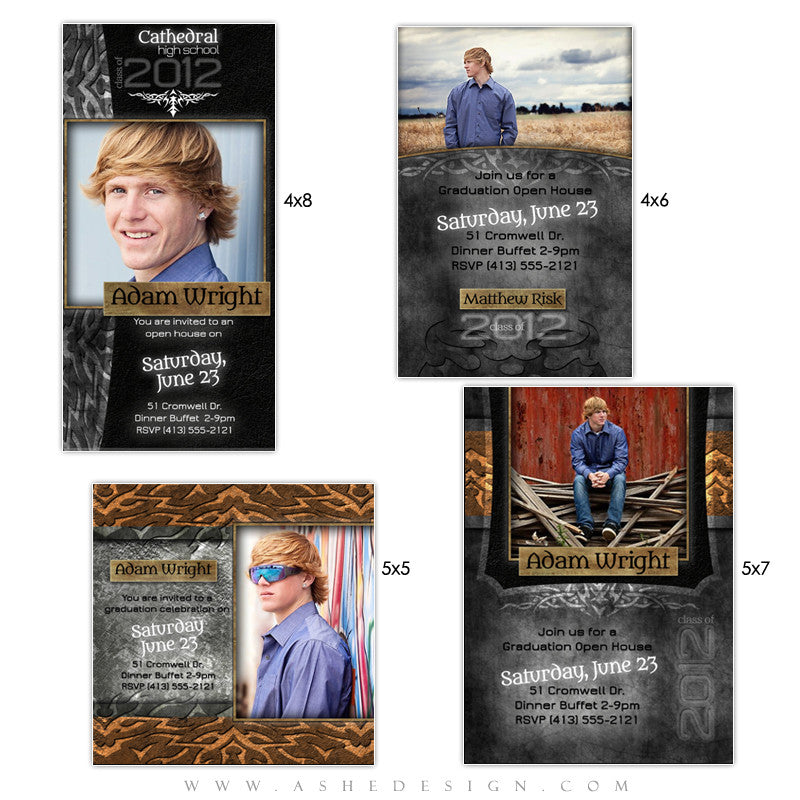 Graduation Photo Card Set - Tattooed