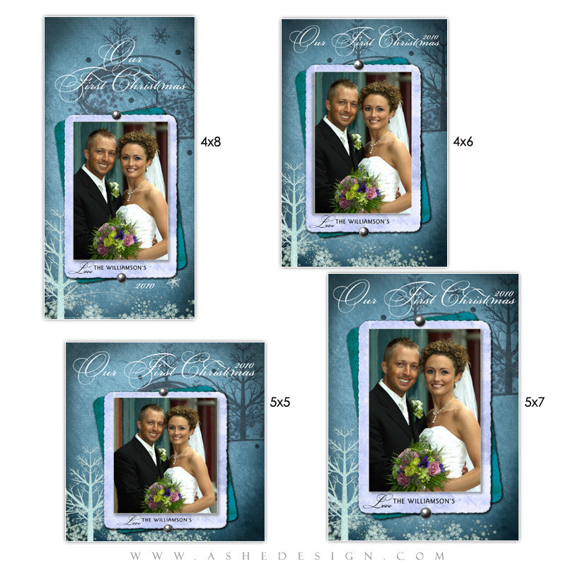 Christmas Photo Card Set - Winter Wonderland