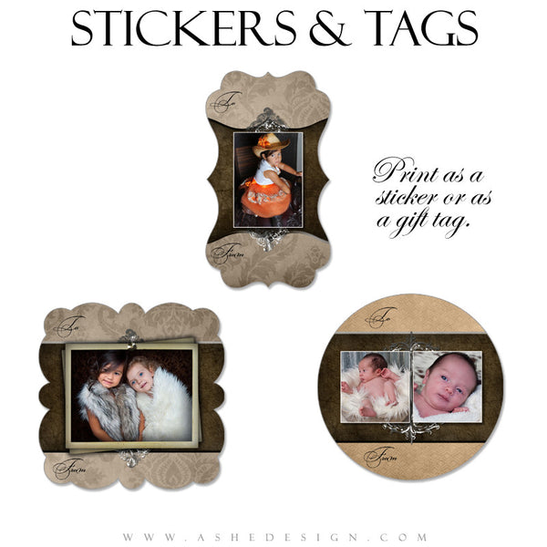 Sticker Design Set - Chocolate Silk