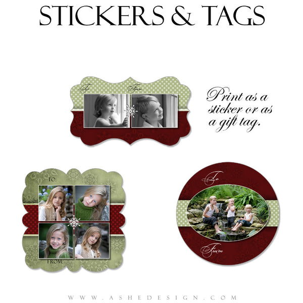 Sticker Design Set - Dear Santa