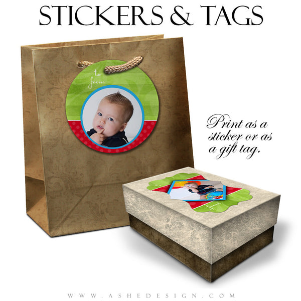 Sticker Design Set - Holly Jolly Christmas