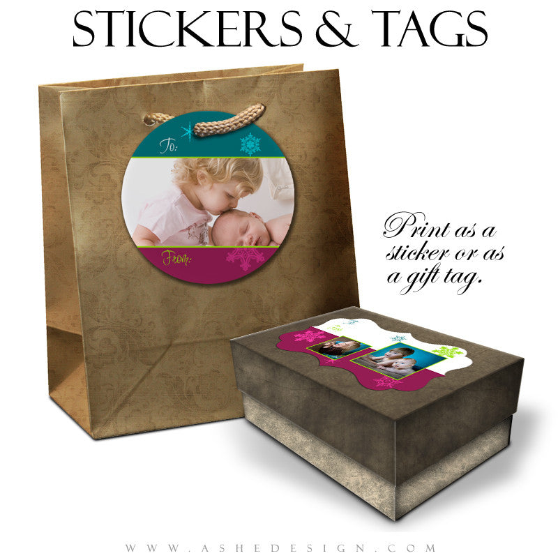 Sticker Design Set - Santa Baby