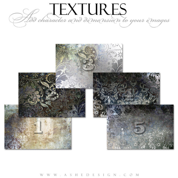 Ashe Design | Floral Fantasy Texture Overlays