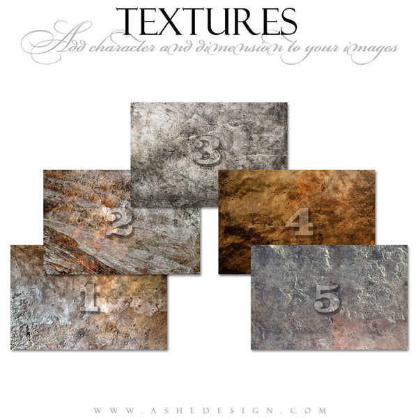 Ashe Design | Limestone Texture Overlays