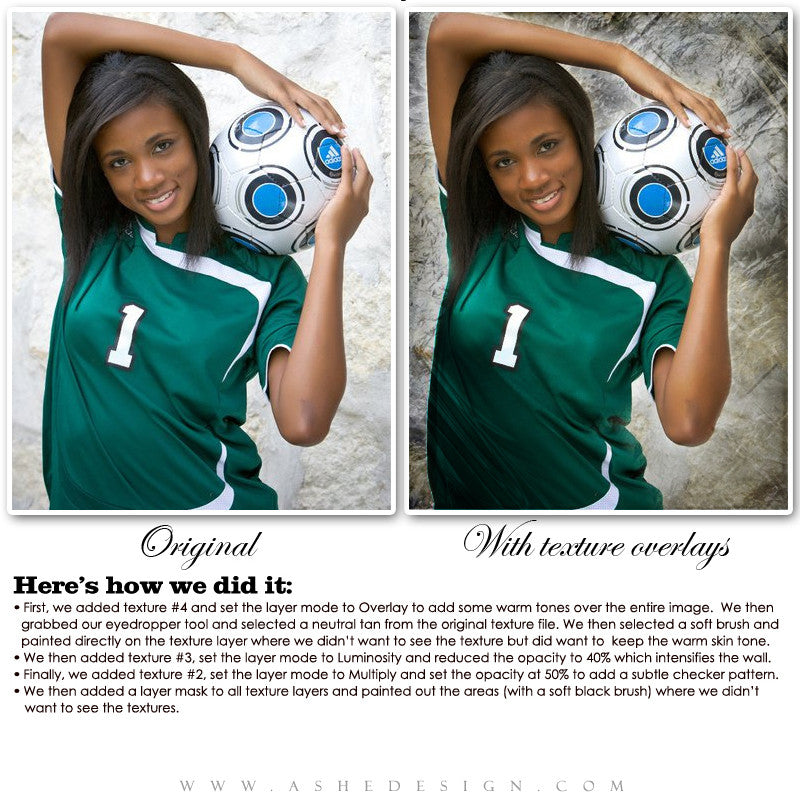 Ashe Design | Shine Texture Overlays