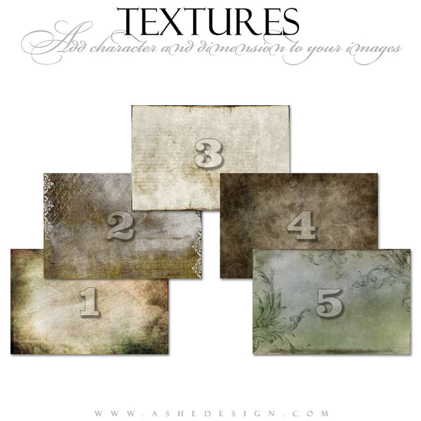 Ashe Design | Something Old Texture Overlays