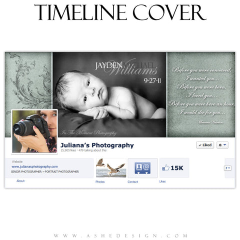 Timeline Cover Design - A Mother's Love