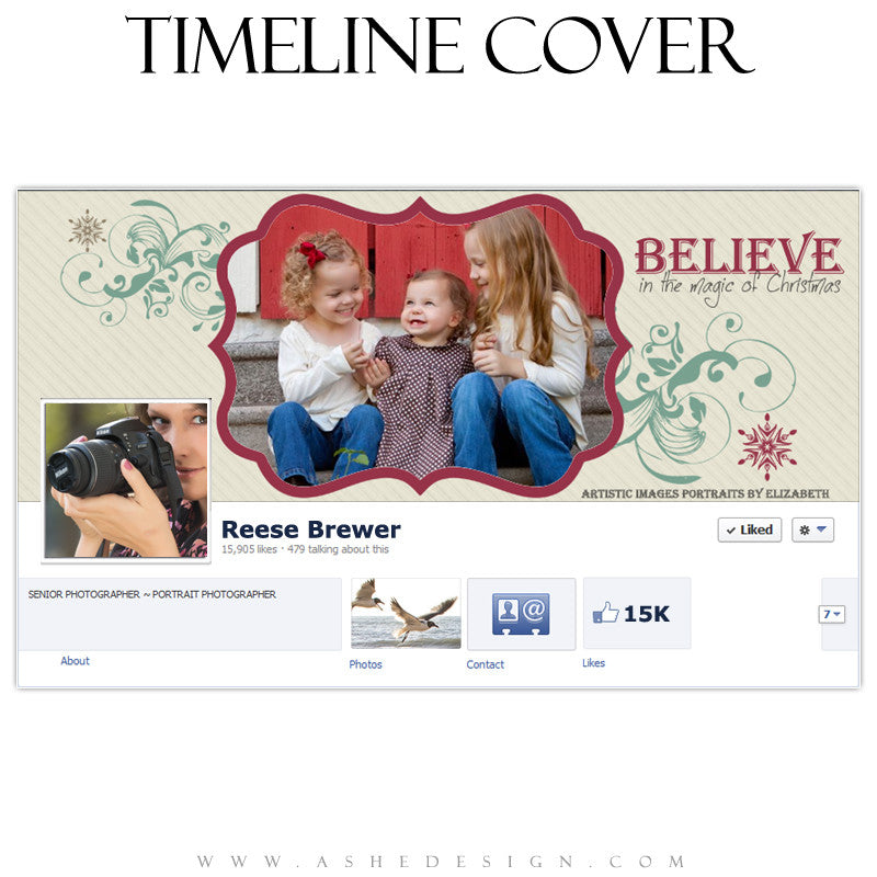 Timeline Cover Design - Christmas Magic