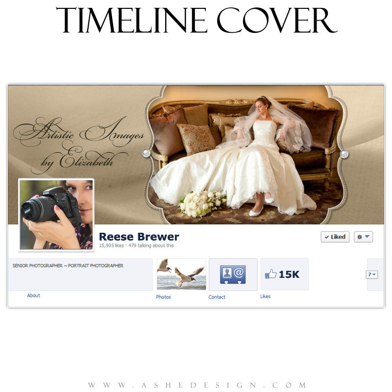 Timeline Cover Design - Linen