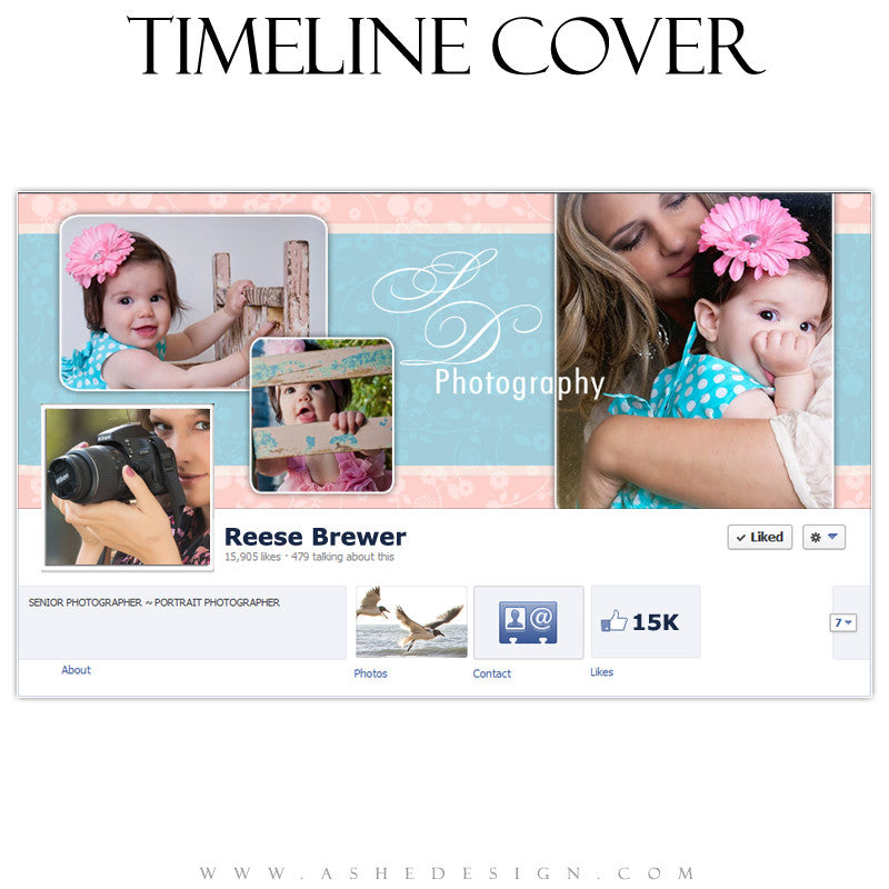 Timeline Cover Design - Pastel Garden