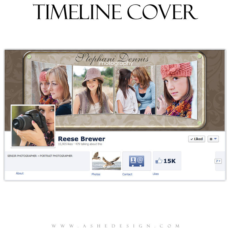 Timeline Cover Design - Simply Swirly