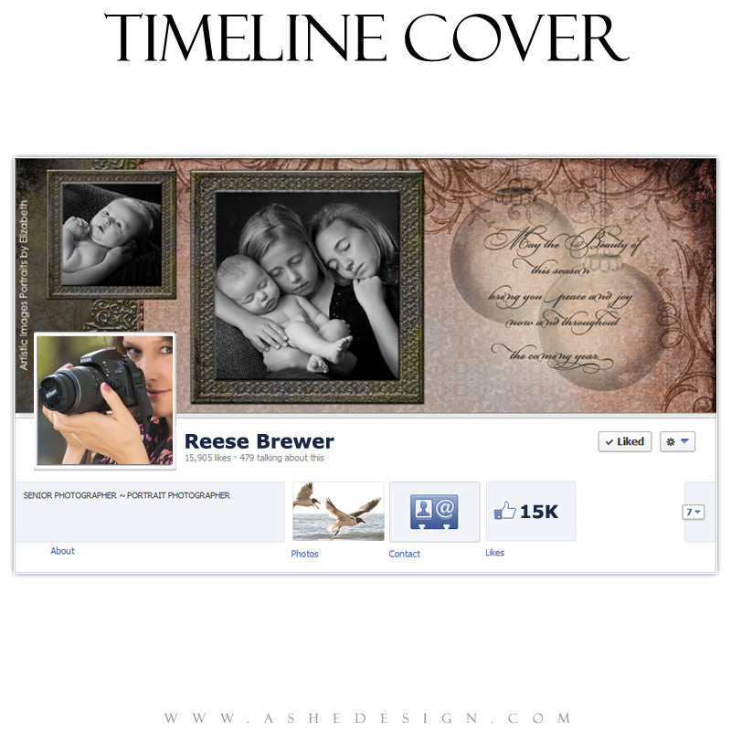 Timeline Cover Design - The Night Before Christmas