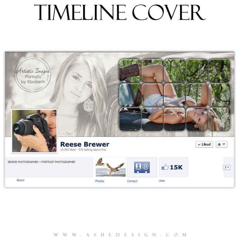 Timeline Cover Design - Tiled