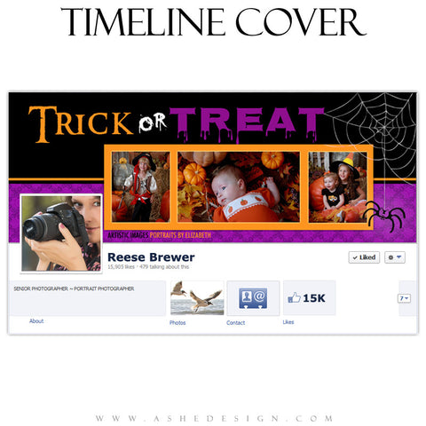 Facebook Timeline Cover | Trick or Treat