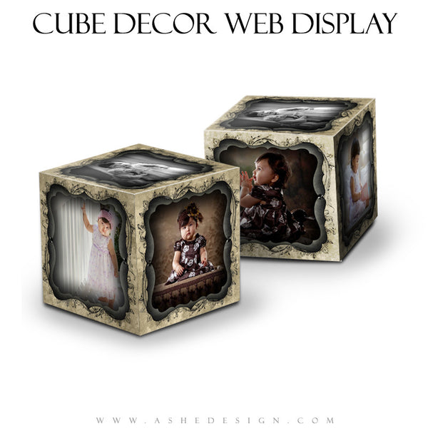 Ashe Design | 4x4 Cube Decor Mockup