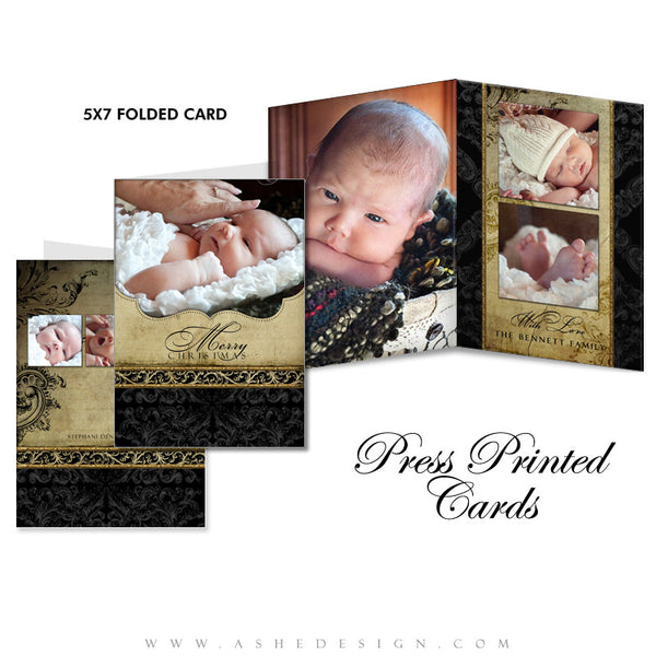 Ashe Design | 5x7 Folded Card Mockup