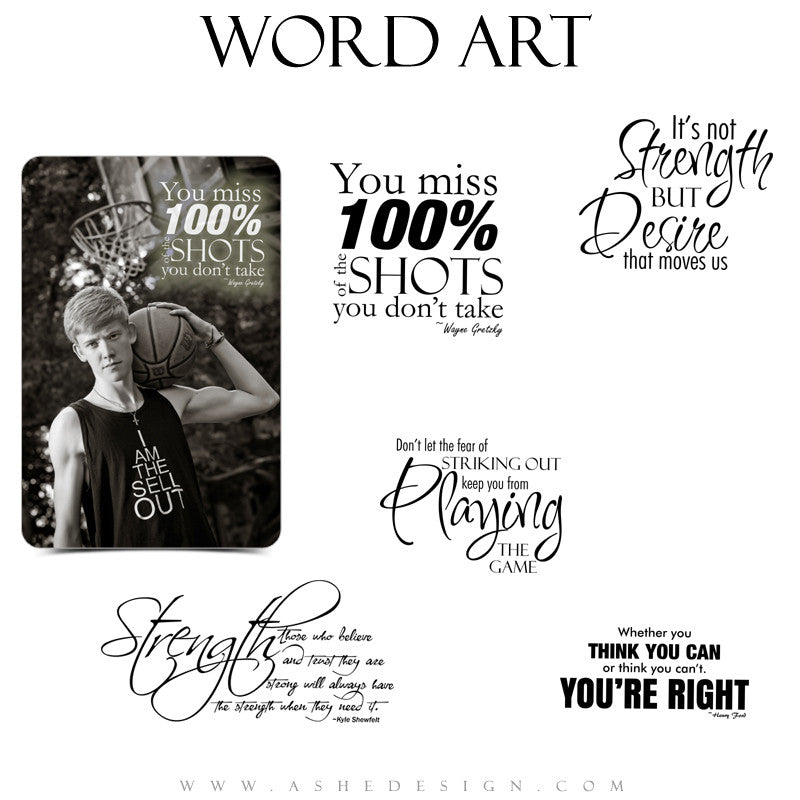 Sports Word Art Collection - My Desire