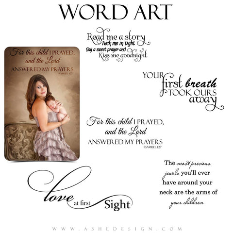 Word Art Collection - Precious Jewels