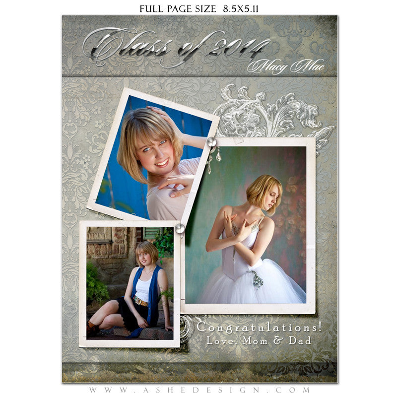 Macy Mae Yearbook Templates for Photographers