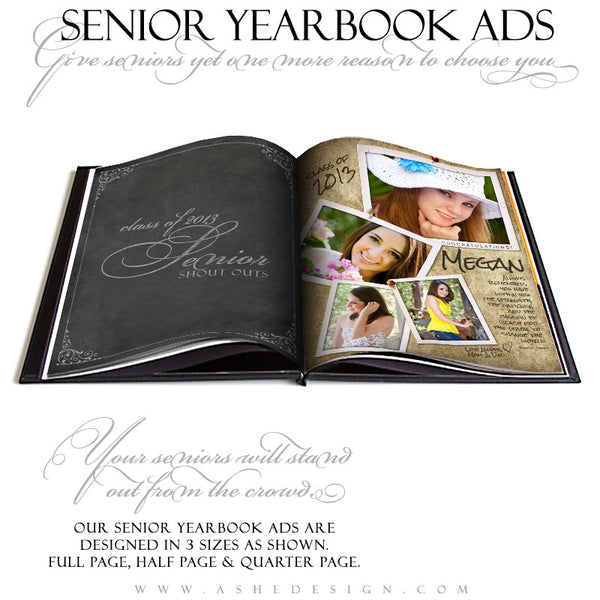 Yearbook Templates for Photographers - Photographs Design