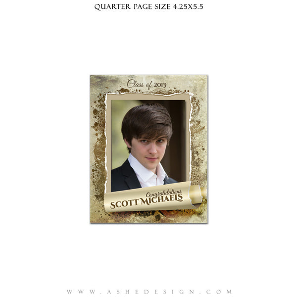 Ripped Yearbook Templates for Photographers