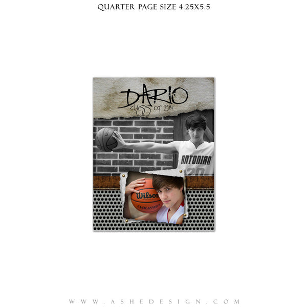Scrap Metal Yearbook Templates for Photographers