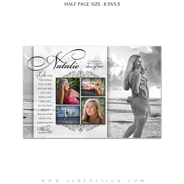 Ashe Design | Simply Classic Yearbook Templates for Photographers