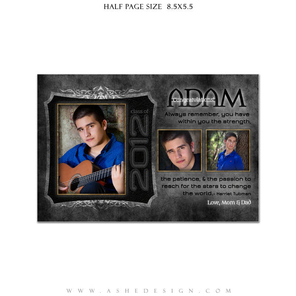 Tattooed Yearbook Templates for Photographers