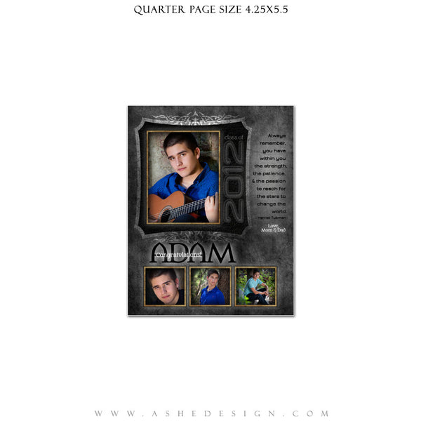 Tattooed Yearbook Templates for Photographers