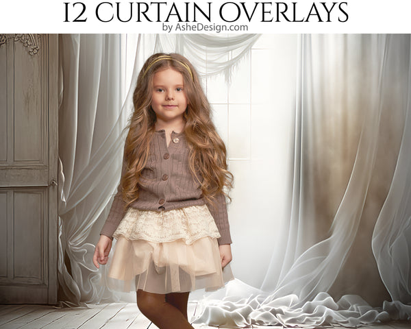 Photography backdrop, Digital overlays, Digital backgrounds, Photoshop overlays, photography overlays, Backdrop Overlays, Studio backdrops, Texture Overlays, Senior backdrops, White Curtains, Curtain Backdrops, Curtain Backgrounds, Flowing Curtains