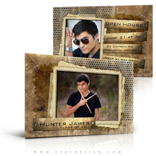 Hunter James 5x7 Flat Card full view web display