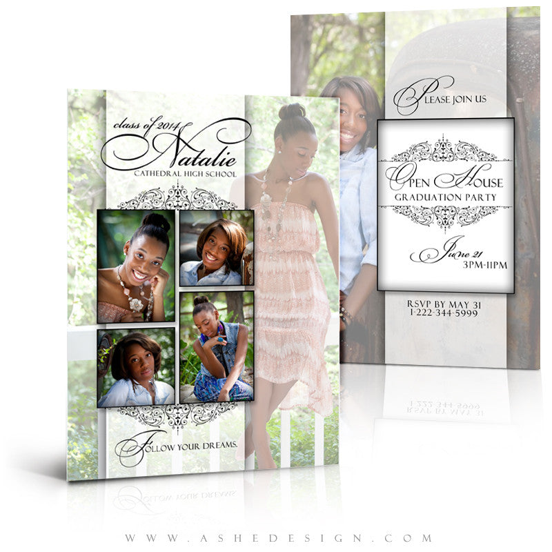 Simply Classic 5x7 Flat Card full web display