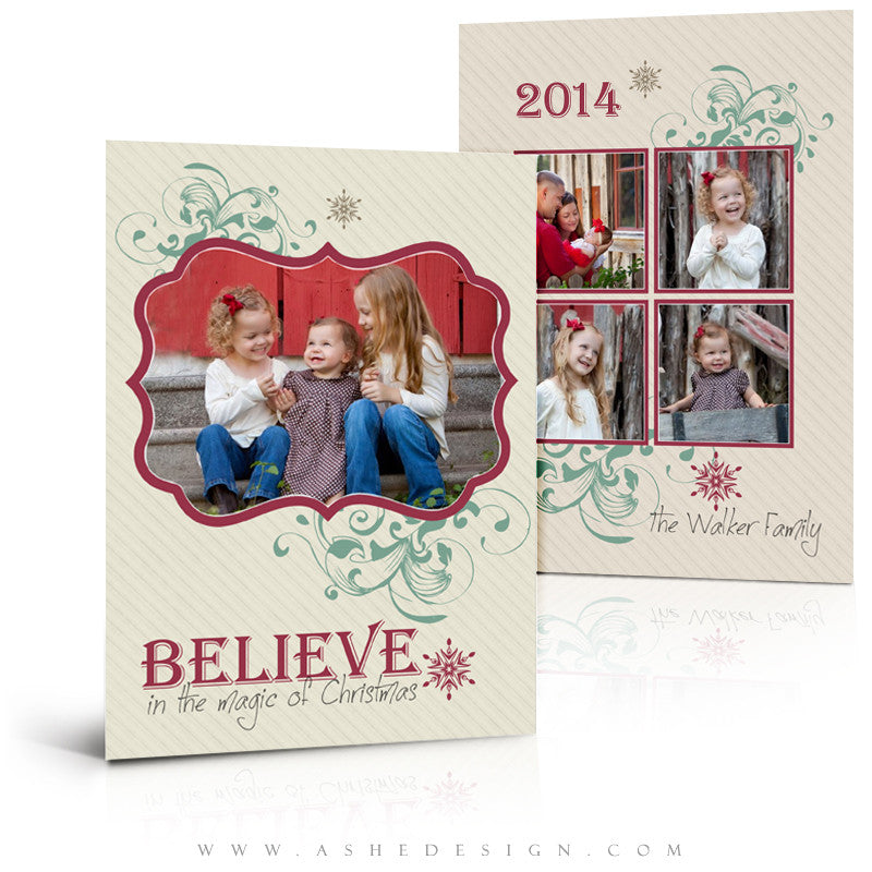 5x7 Flat Christmas Card - Christmas Magic
