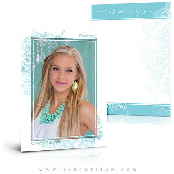 Thank You Note Templates | Color Block full view