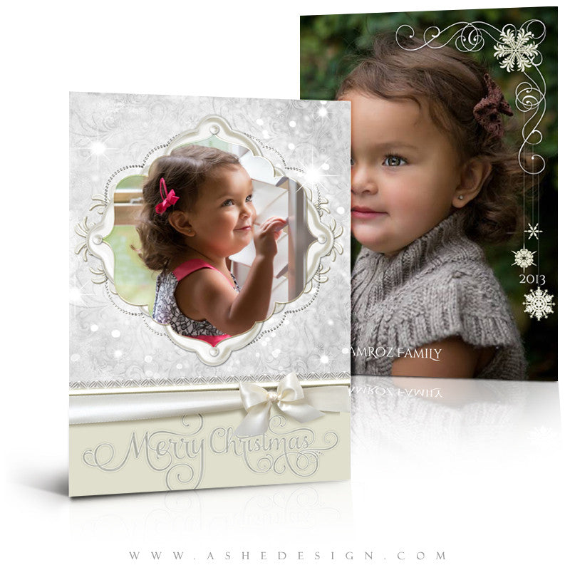 Snow Babies 5x7Flat Card full web display