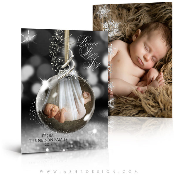 Star Dust Glass Ornament 5x7 Card full set web display