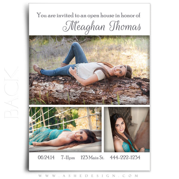 Senior Graduation Template | Simply Worded Grad back